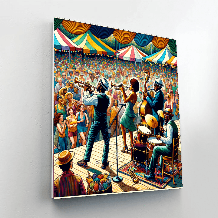 Jazz Fest - New Orleans Paint By Numbers