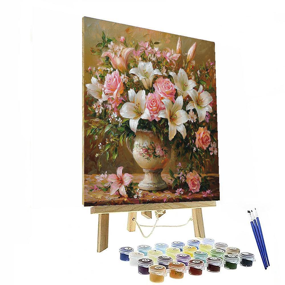 Pierre-Auguste Renoir Inspired Floral Still Life  Numbered Painting Kits