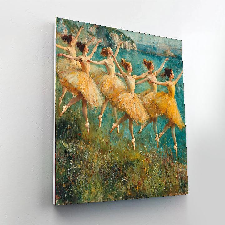 Edgar Degas Inspired Dynamic Rhythm  DIY Paint By Numbers