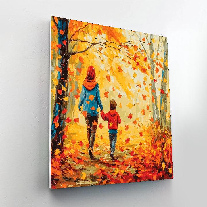 Embrace Of The Seasons Number Painting