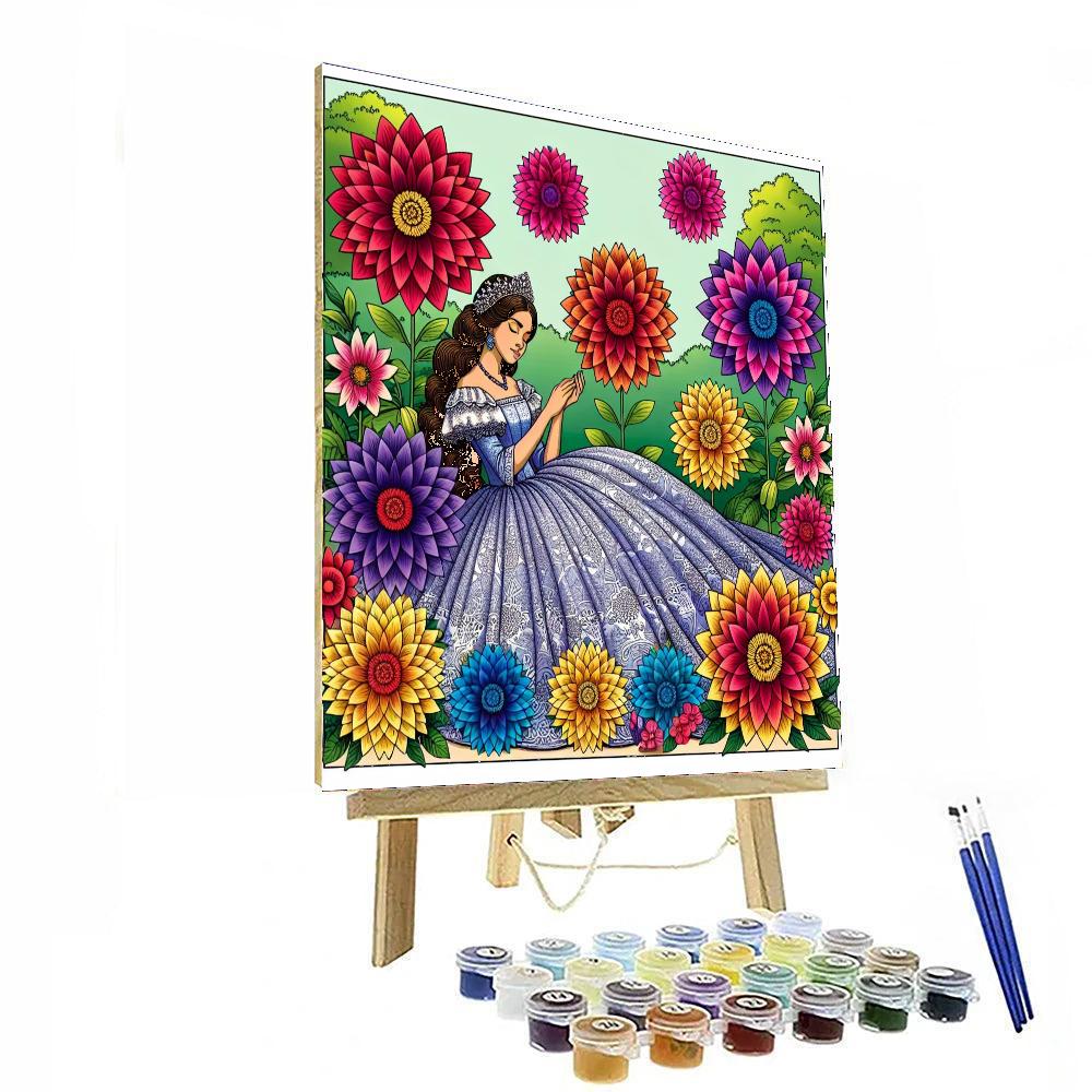 Princess And The Magical Garden Paint By Number