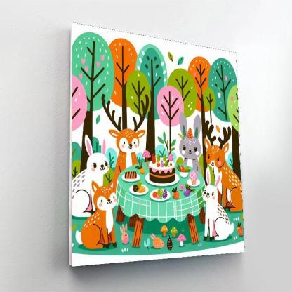 Enchanted Woodland Party Paint By Numbers Kits