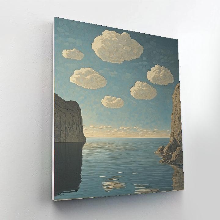 Rene Magritte Inspired Magritte's Surrealistic Seascapes  Paint By Number