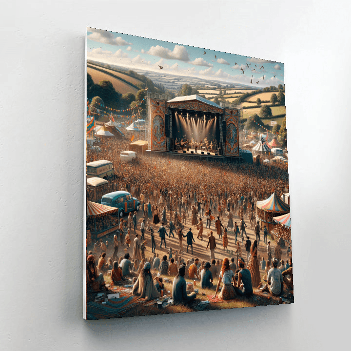 Glastonbury Festival - Somerset Paint By Color