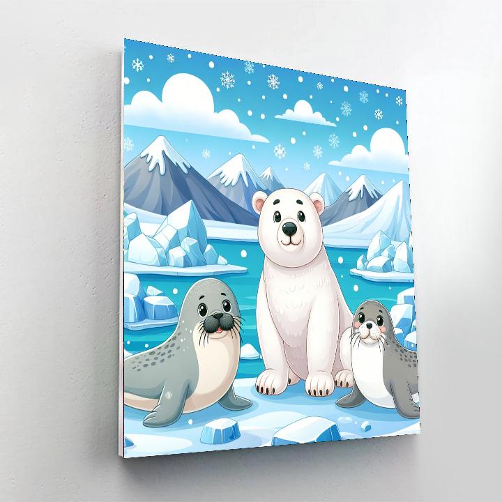 Exploring The Arctic Tundra Paint By Numbers Art