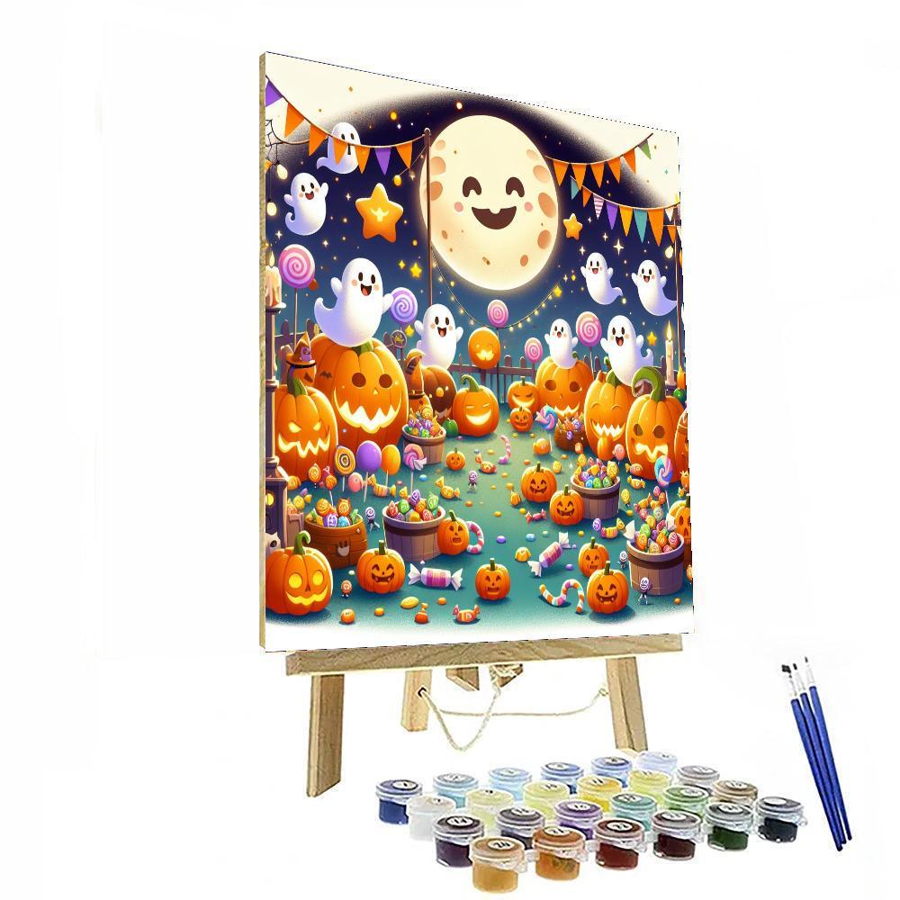 Happy Halloween Painting Number Kit