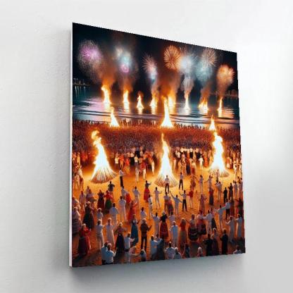 Festival Of San Juan - Spain Paint By Numbers Art
