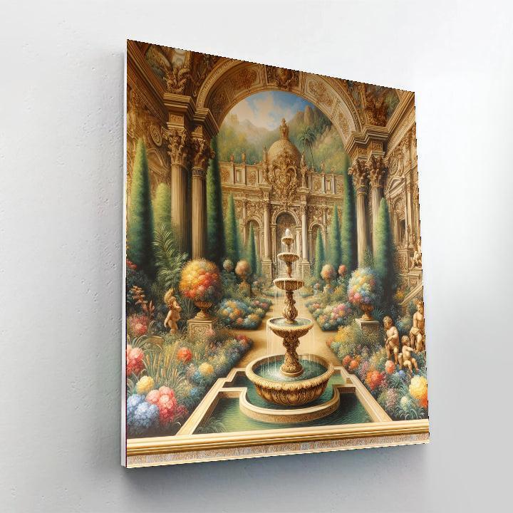 Renaissance Garden Extravaganza Paint By Color