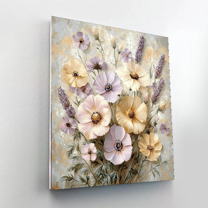 Leonardo Da Vinci Inspired Whispering Blossoms  Paint By Numbers Art