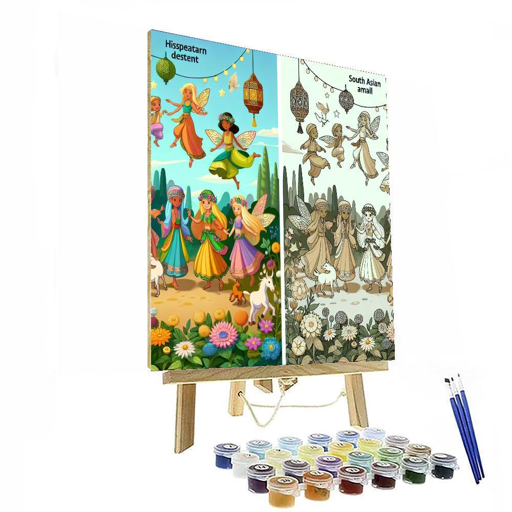 Enchanted Garden Festival DIY Paint By Numbers