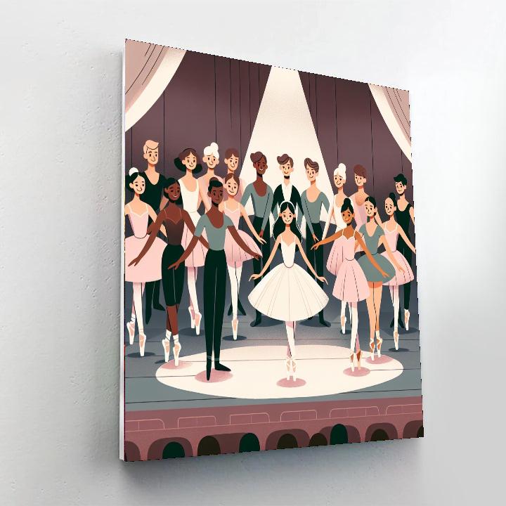 Ballet Bliss Painting Number Kit