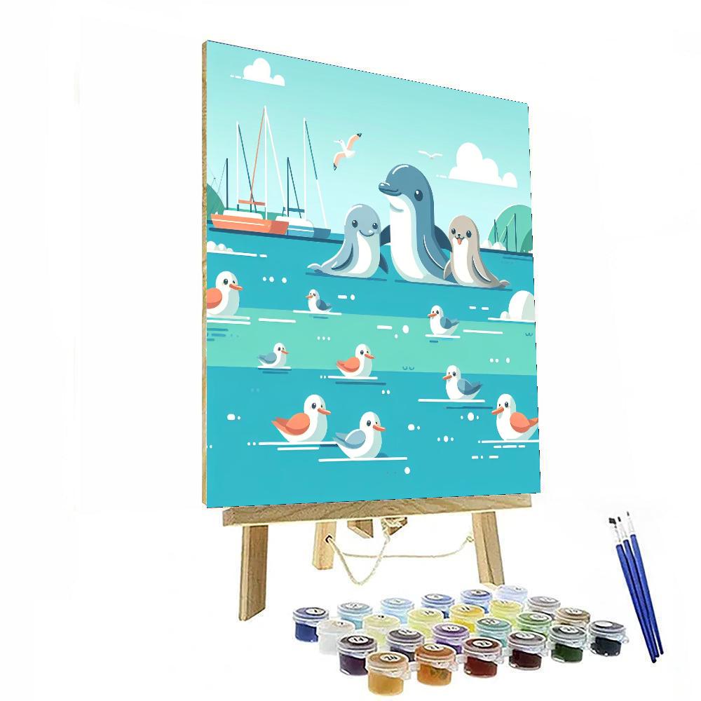 Harmony Harbor Hideaway Numbered Painting Kits