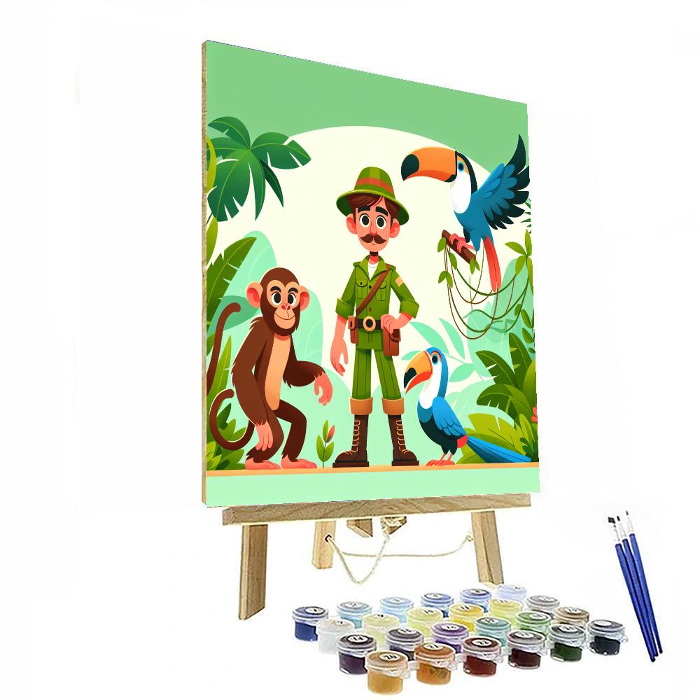 Explorers' Jungle Number Painting