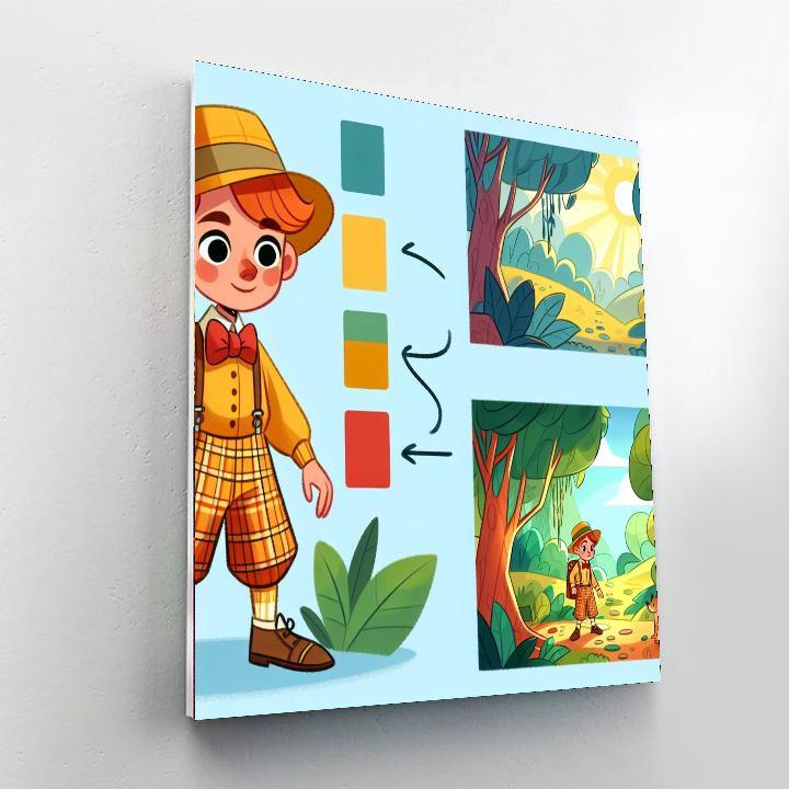 Mickey's Timeless Adventure Paint By Number