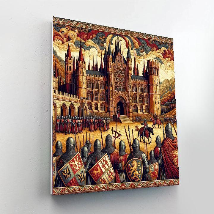 Medieval Kingdom's Splendor Paint By Numbers Kits