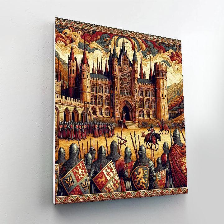 Medieval Kingdom's Splendor Paint By Numbers Kits
