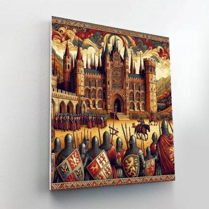 Medieval Kingdom's Splendor Paint By Numbers Kits