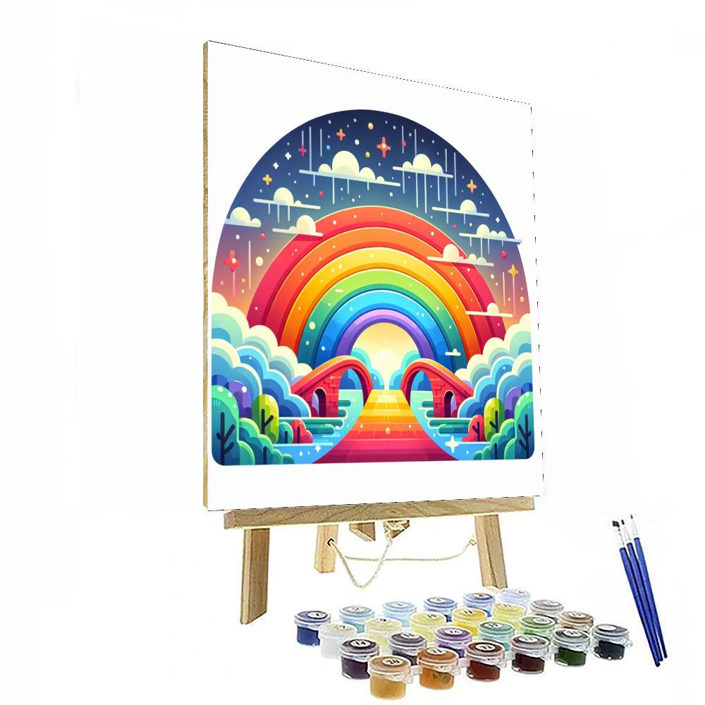 Rainbow Bridge To Dreams DIY Paint By Numbers