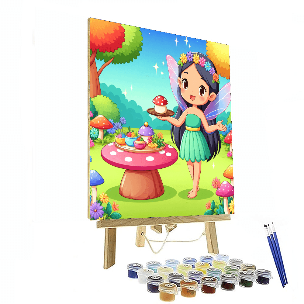 Whimsical Fairy Feast Paint By Numbers