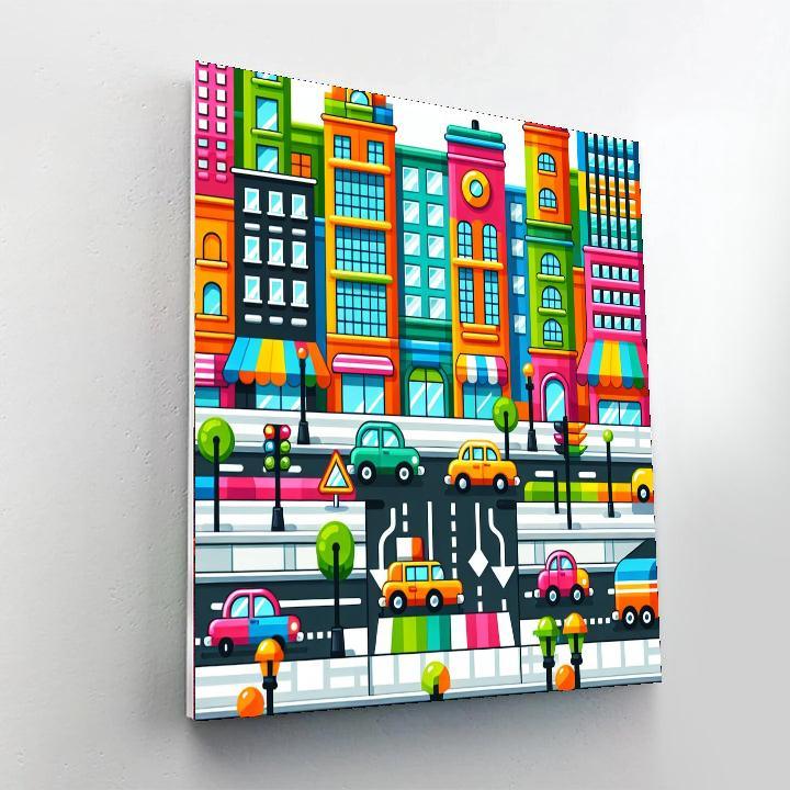 Bright City Adventures Number Painting