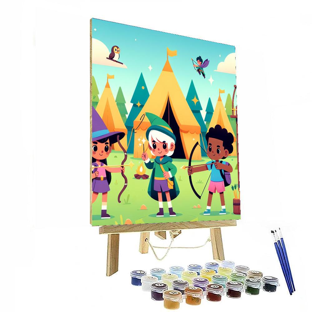 Fantasy Adventure Camp Painting Number Kit