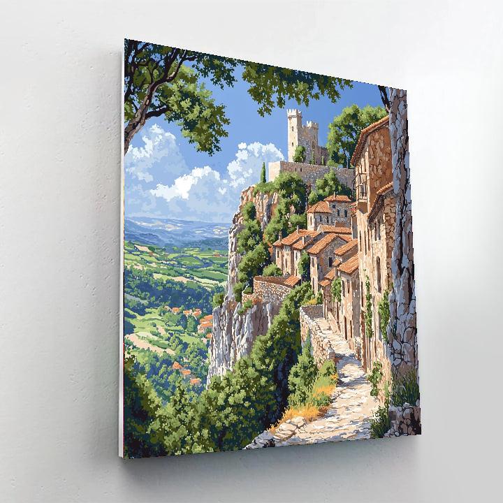 Rocamadour Village - Dordogne DIY Paint By Numbers