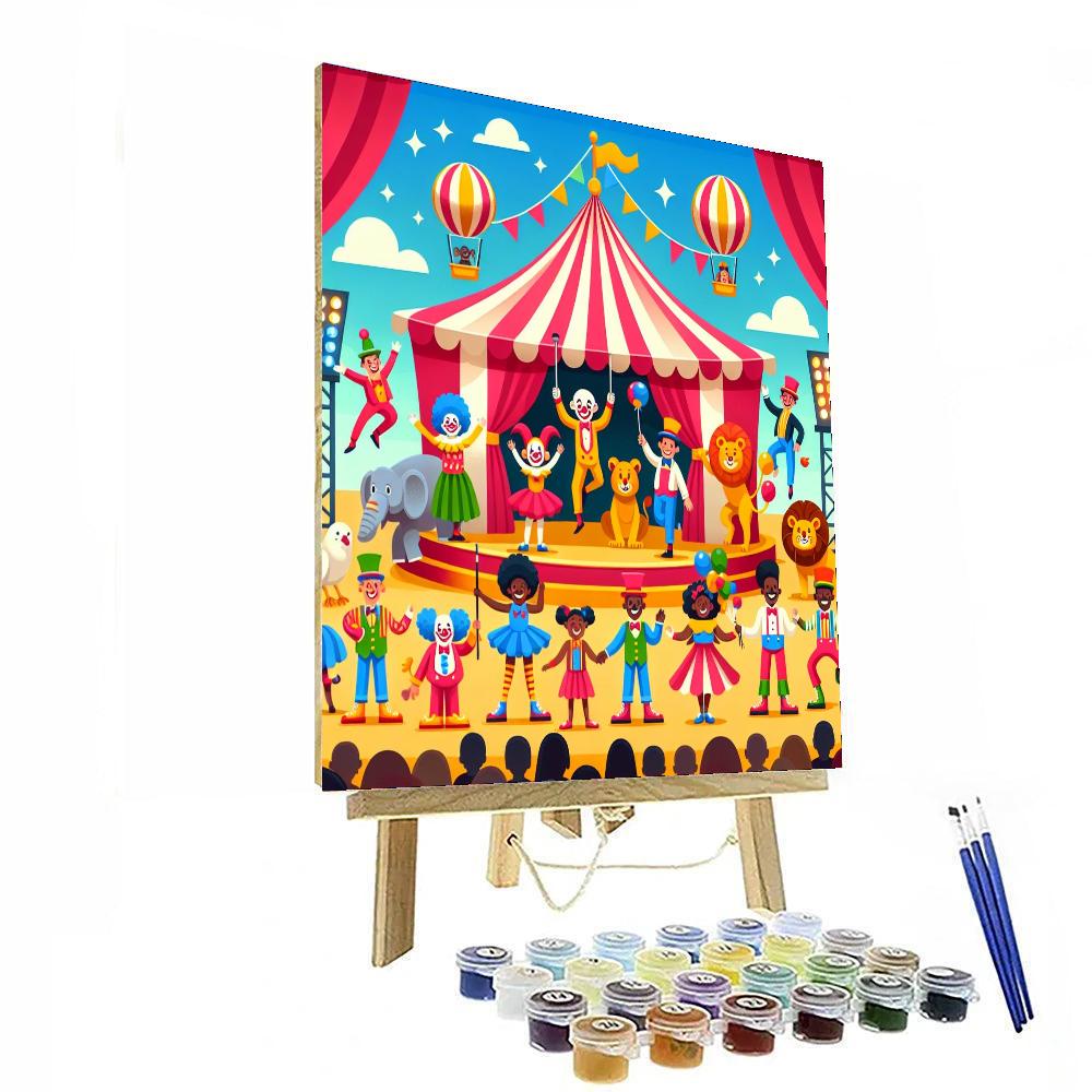 Circus Wonder Show Paint By Numbers