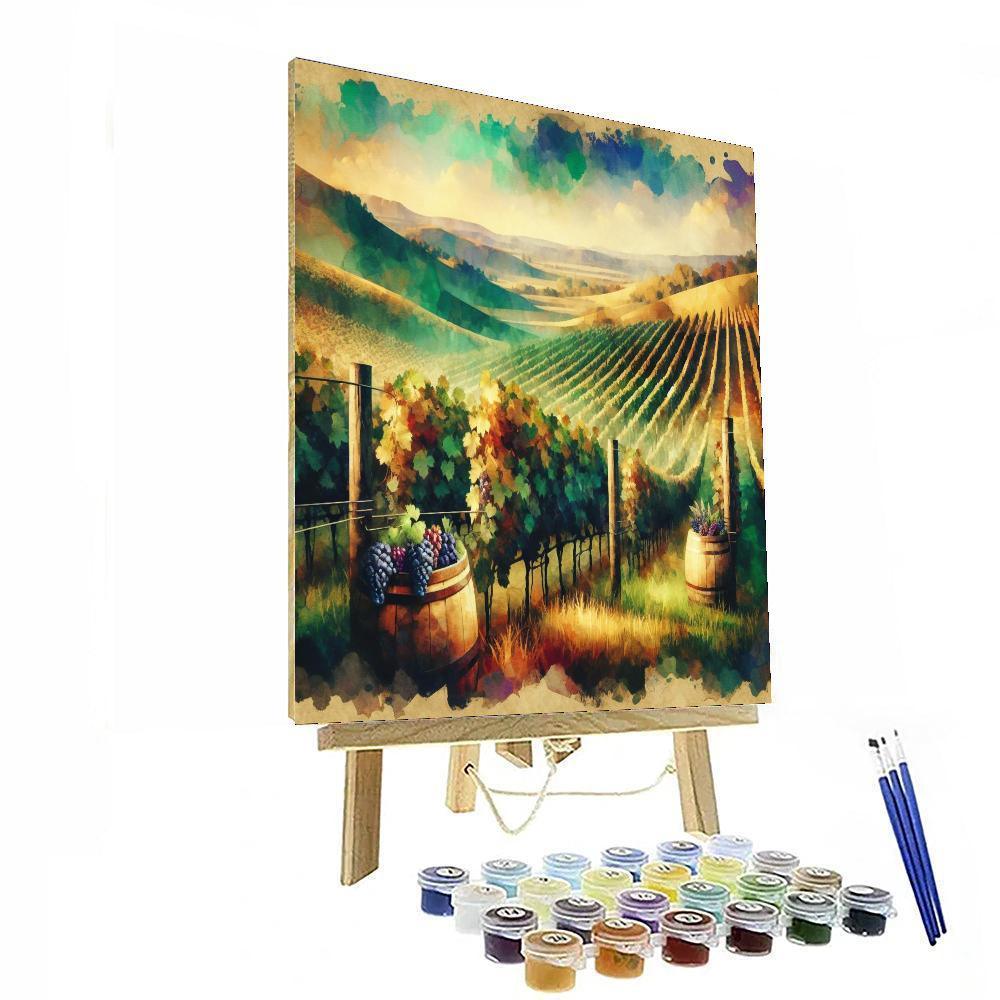Wine's Vineyard Reverie Paint By Numbers Kits