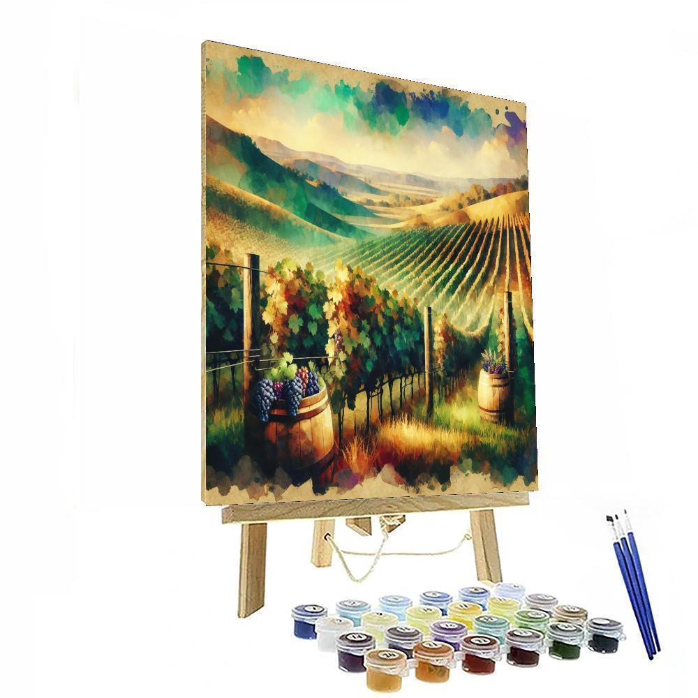Wine's Vineyard Reverie Paint By Numbers Kits
