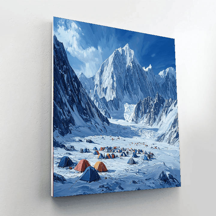 Mount Everest Base Camp Paint By Numbers Kits