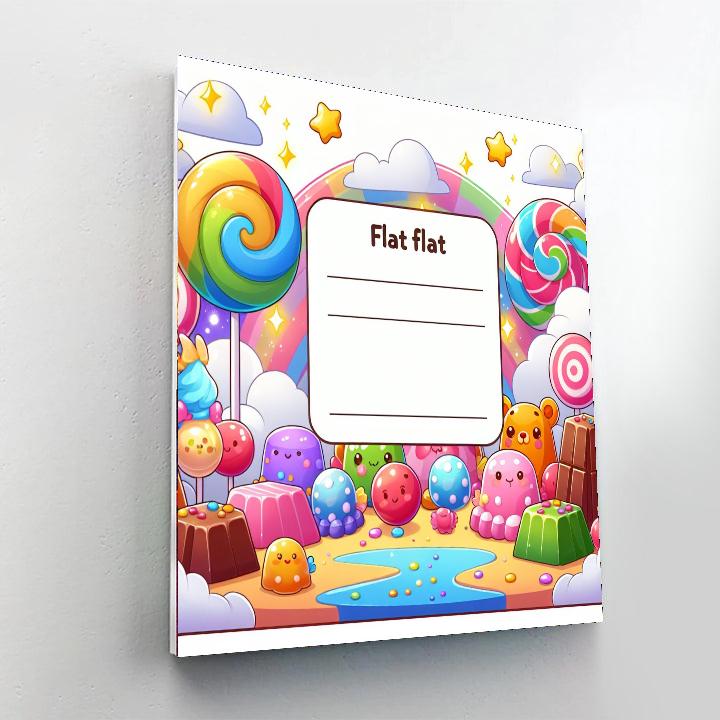 Exploring The Candy Kingdom Paint By Numbers Art