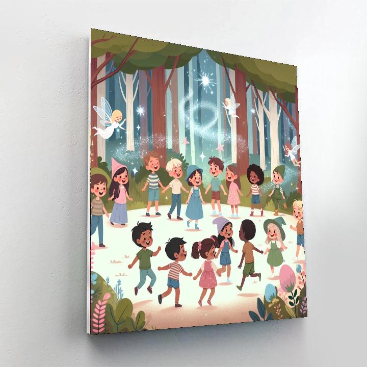 Whimsical Woodlands Walk Numbered Painting Kits