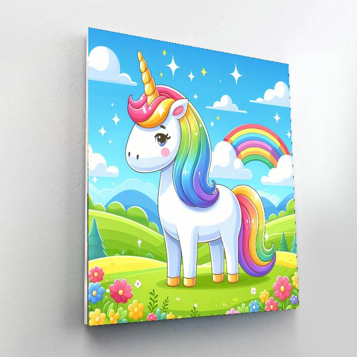 Royal Unicorn Fantasy Paint By Numbers