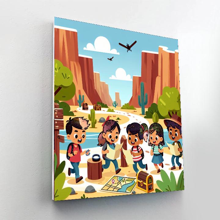 Canyon Quest Challenge Numbered Painting Kits