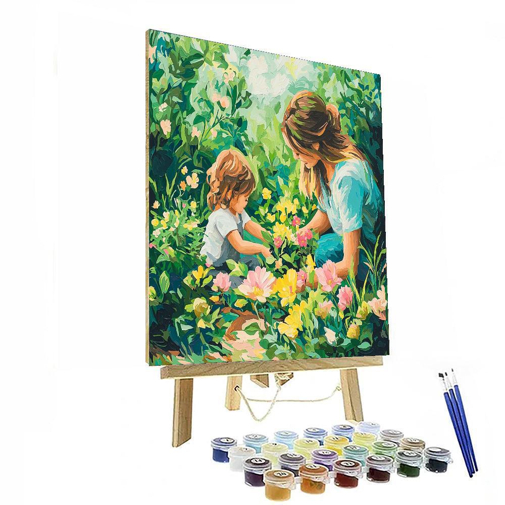 The Garden Of Motherhood Painting By Numbers Kit