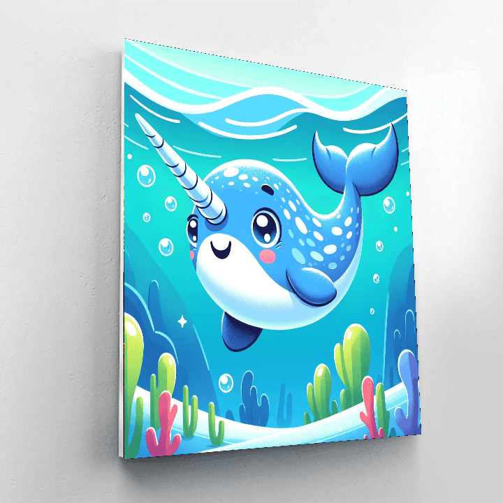Nifty Narwhal Paint By Color