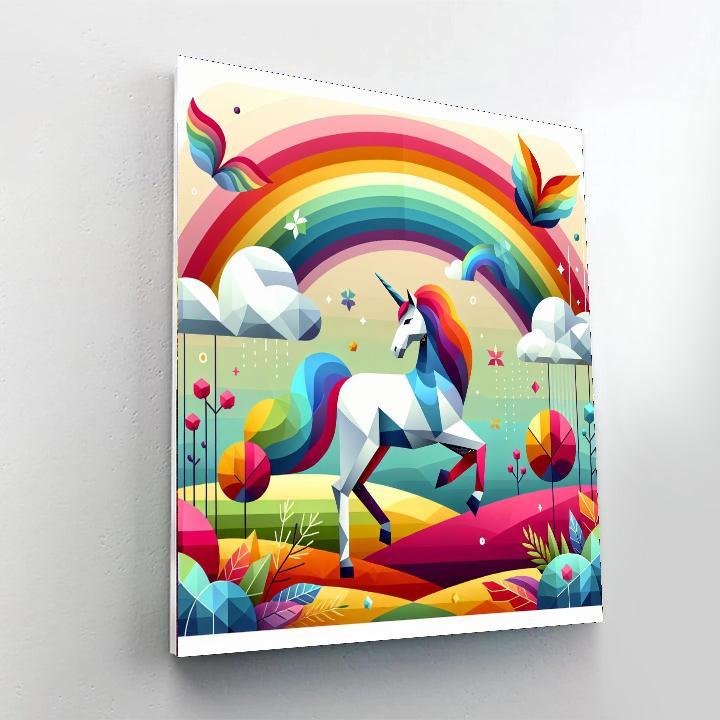 Enchanted Unicorn Journey Paint By Numbers Art