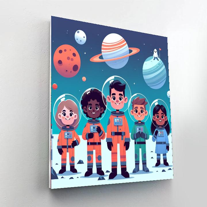 Adventure In Space Colony Paint By Numbers Kits