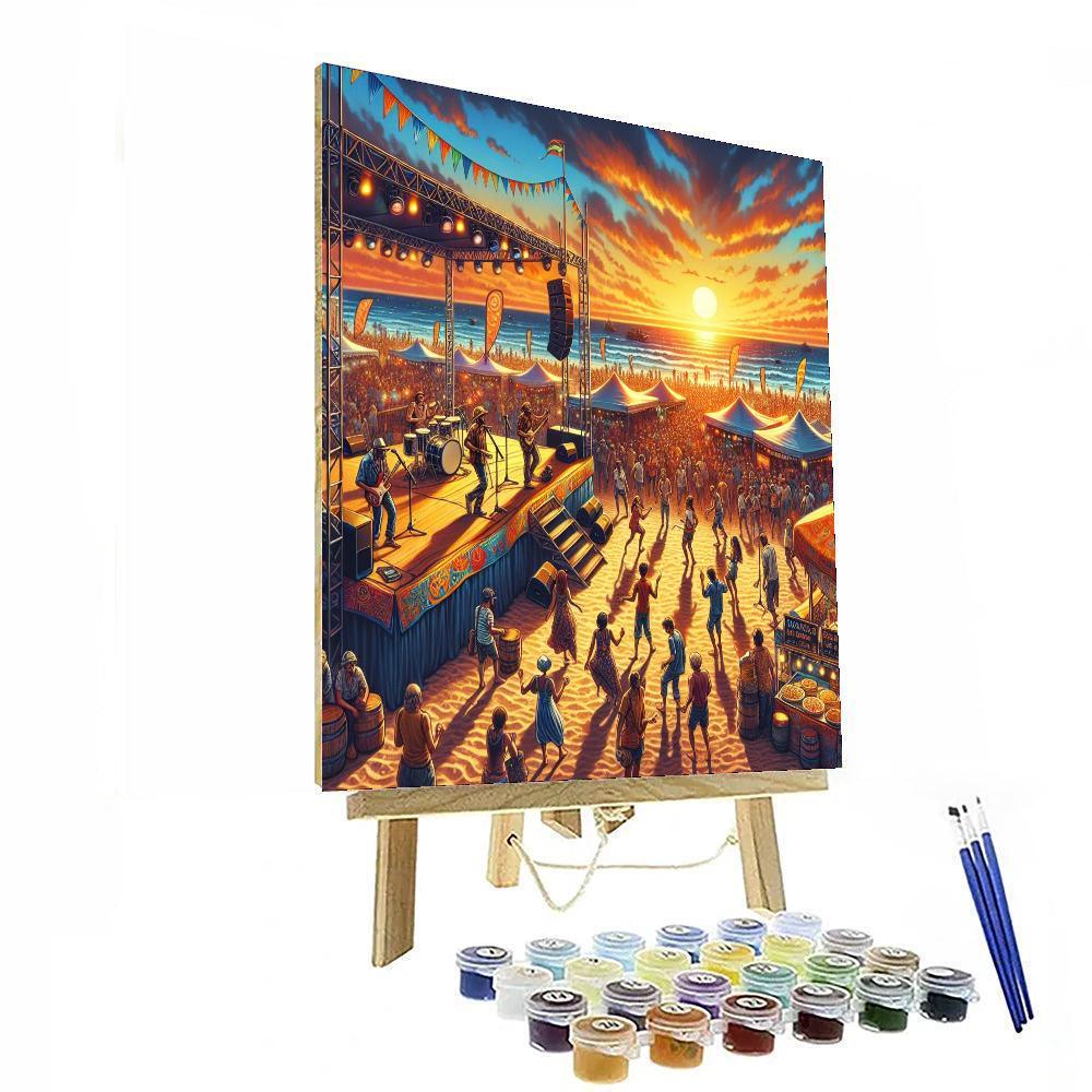 Blues And Roots Festival - Australia Number Painting