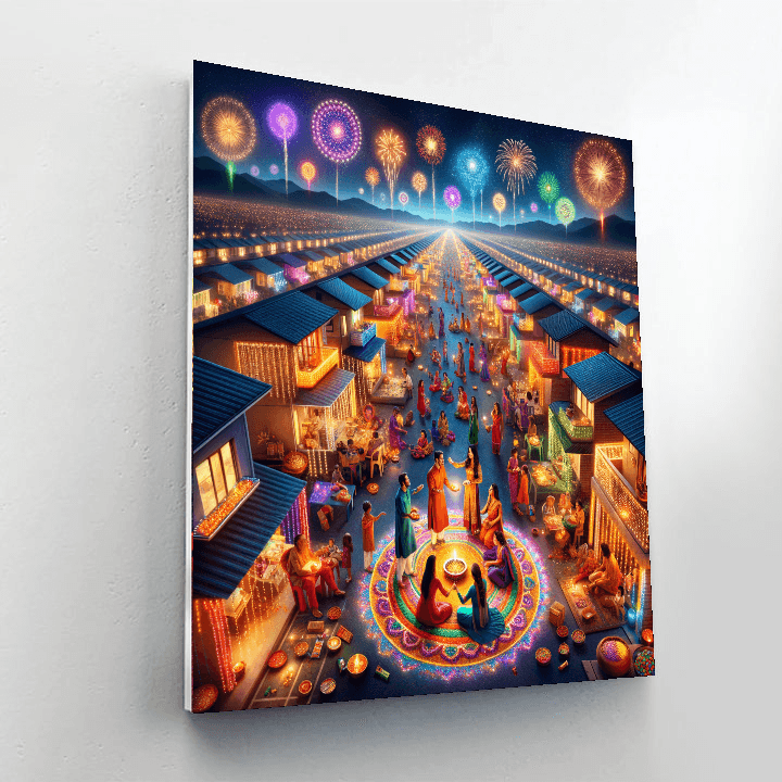 Festivals Of Lights - India DIY Paint By Numbers