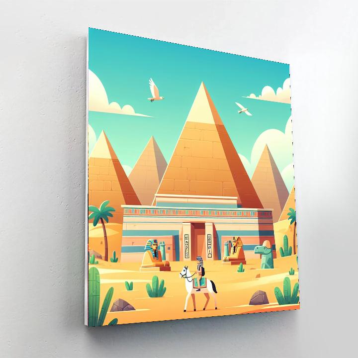 Mysterious Egyptian Adventure Numbered Painting Kits