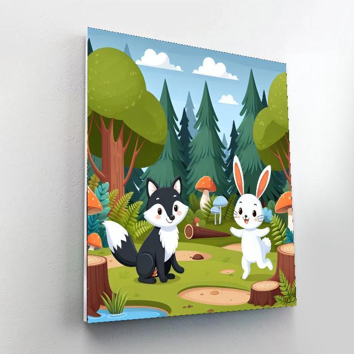 Caring Woodland Creatures Paint By Numbers Kits