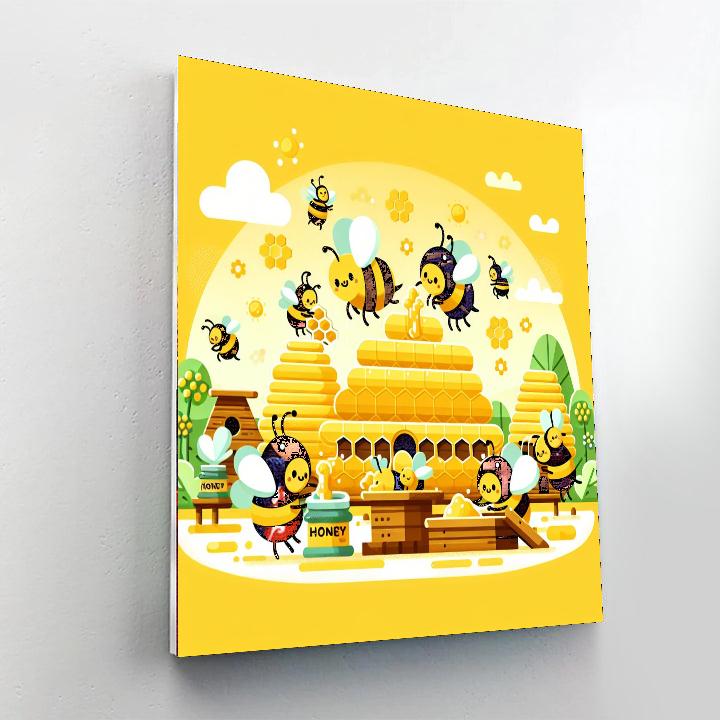 Harmony In The Hive Painting By Numbers Kit