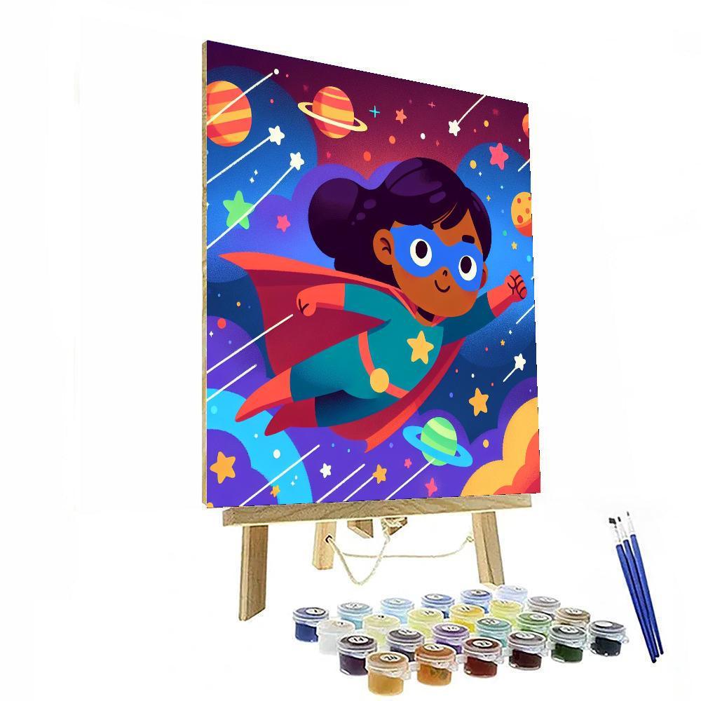 Superhero Universe Adventure Paint By Number