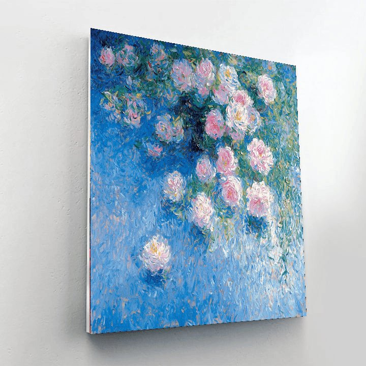 Claude Monet Inspired Blooming Whispers  Paint By Numbers Art