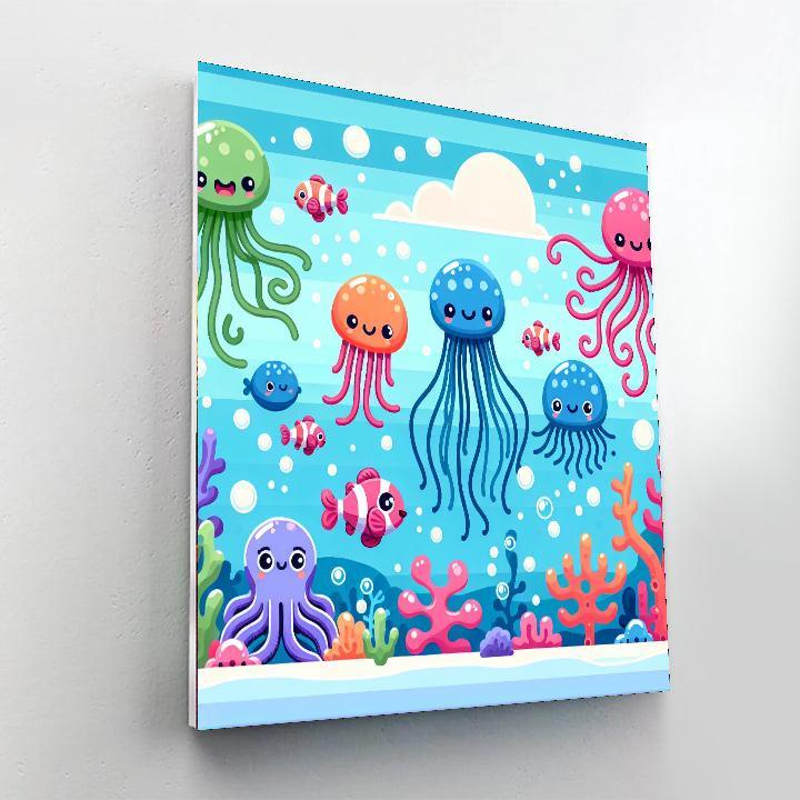 Silly Sea Life Painting By Numbers Kit