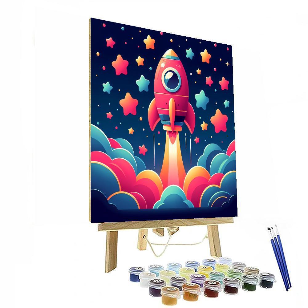 Rocket To Adventure Paint By Color