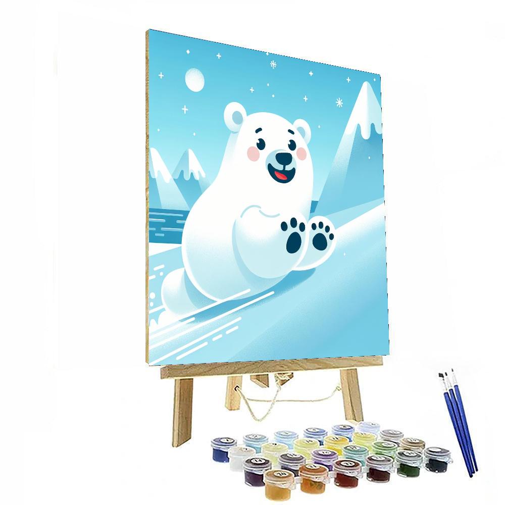 Polar Bear Ice Adventure Paint By Number