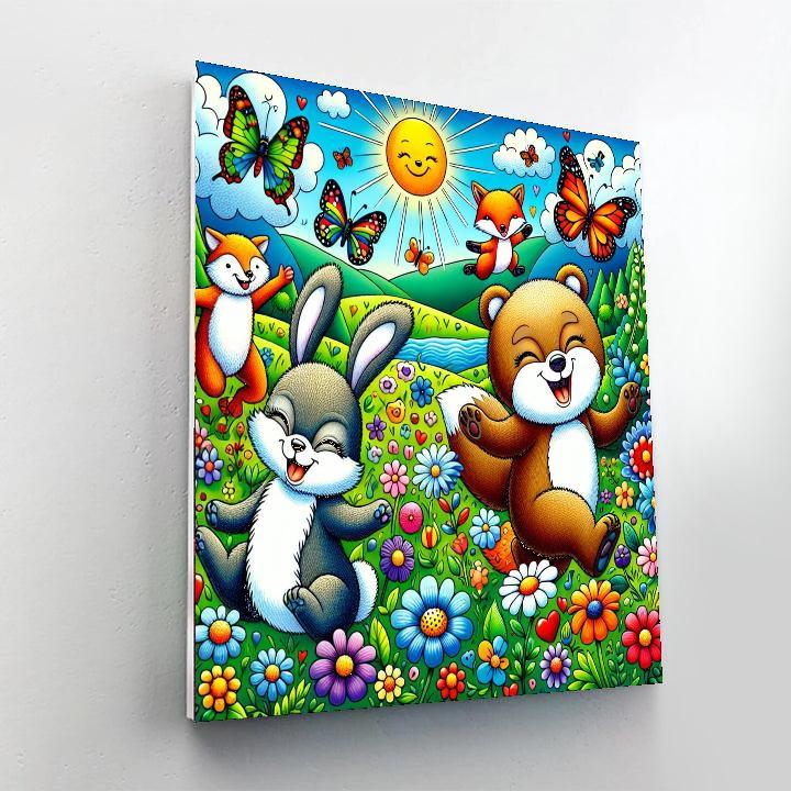 Adventurous Animal Friends Paint By Color