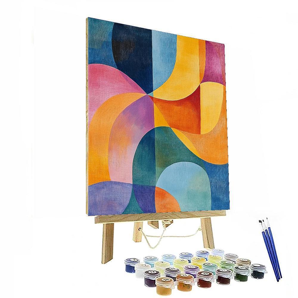 Paul Klee Inspired Melodies In Abstract  Paint By Numbers Art